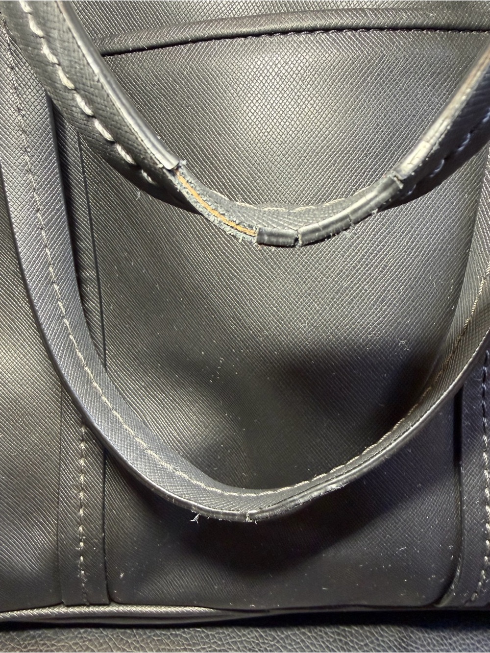 Coach F25671 Peyton Crossgrain Patent Leather Domed Satchel Purse Bag Black - Picture 13 of 16